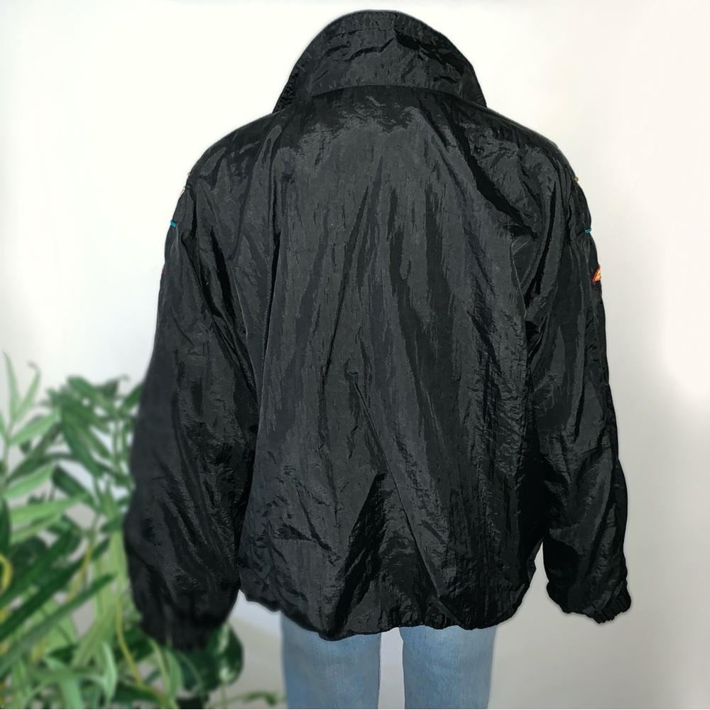 v i n t a g e :: Rad Artsy Vibrant Retro Windbreaker Rain Jacket - Picture 11 of 13
